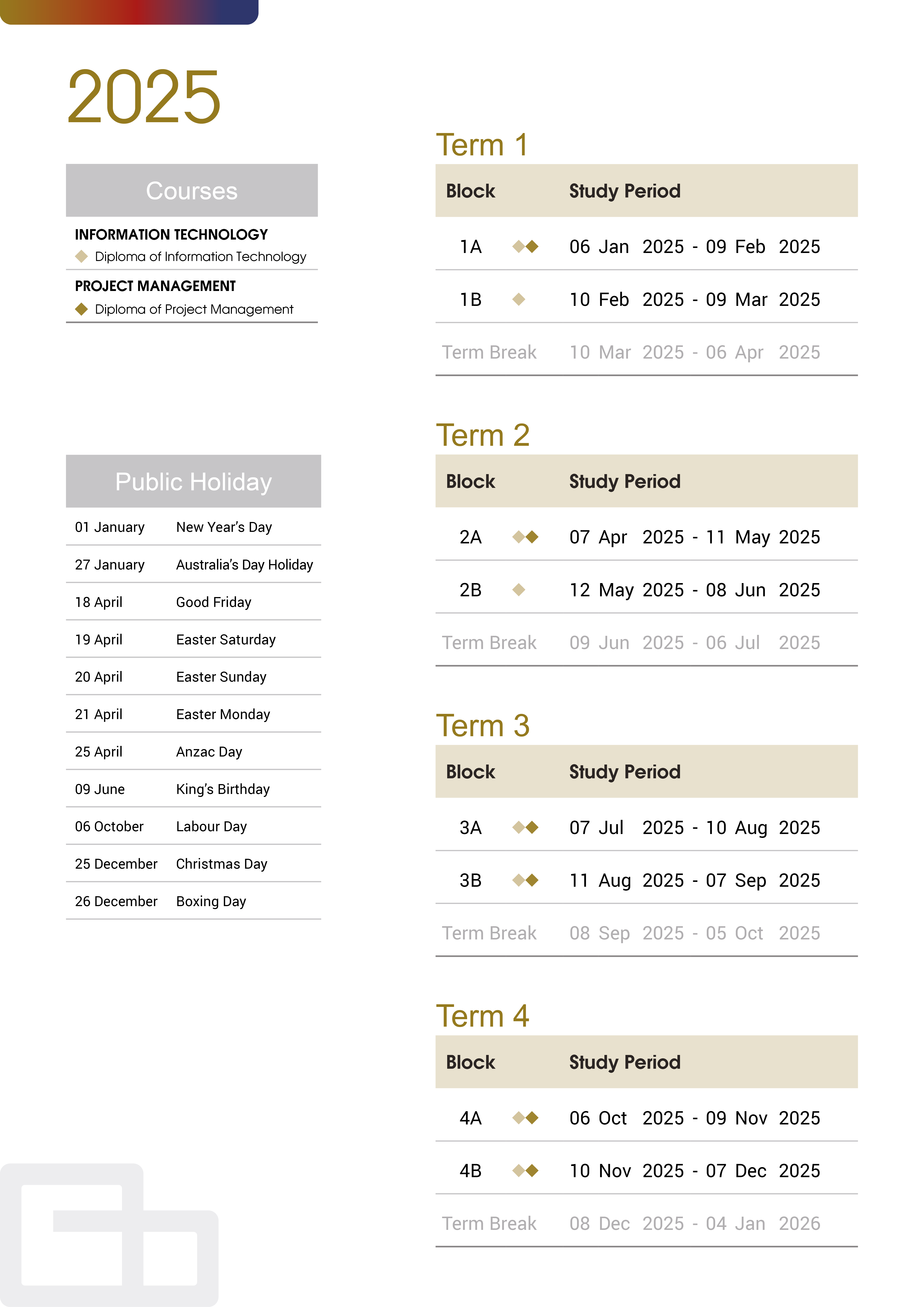 Academic Calendar Eton College